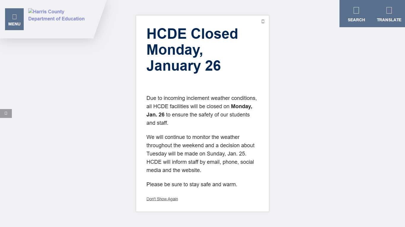 Home - Harris County Department of Education